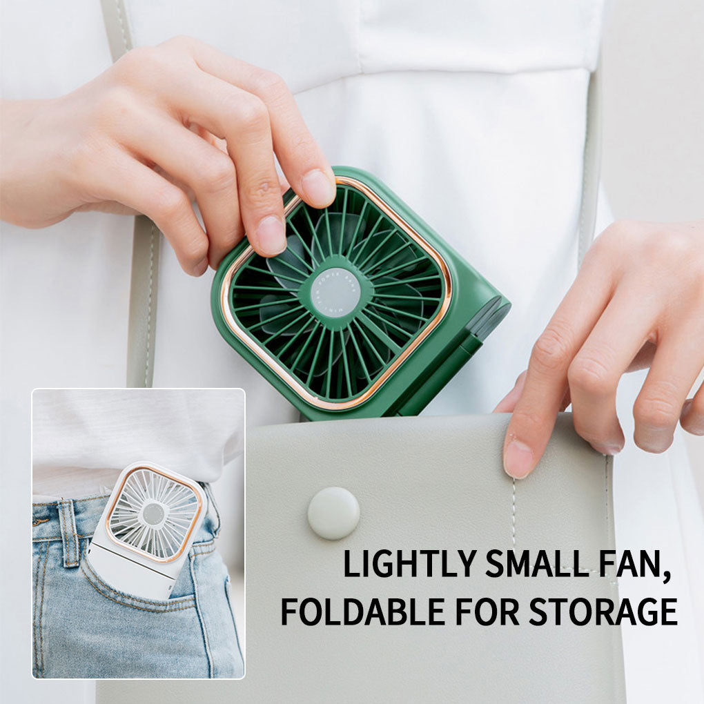 Mini Cooling Foldable Neck Hanging Fan